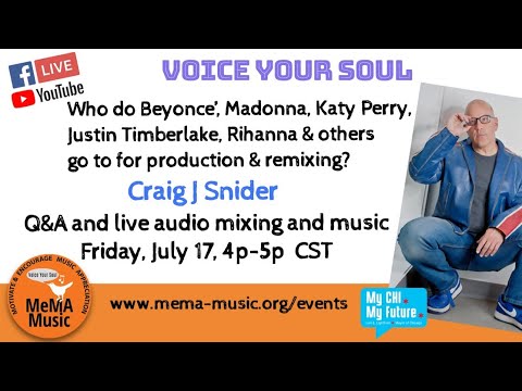 Interview with Craig J Snider Remixer, Producer, Composer- known for 30+ Billboard Dance #1 hits