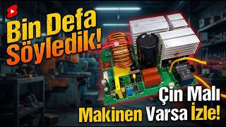Bin Defa Söyledik! Yarım Saat Çalışıp Bozulmuş! Çin Malı Makine Aldıysanız Mutla