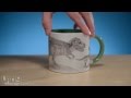 Hot water demonstration with the Disappearing Dino Mug