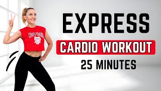 Download lagu 🔥25 MIN CARDIO EXPRESS🔥30 DAYS WEIGHT LOSS CHALLENGE🔥Do it every day & lose 3-5 kgs🔥 mp3