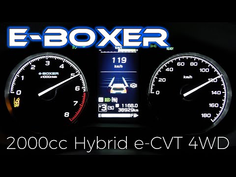 (2018y) SKE  FORESTER e-BOXER acceleration test,cruise engine RPM.(Japan specification)