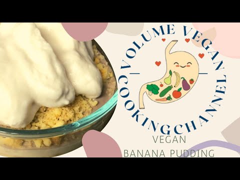 Vegan Banana Pudding - Thanksgiving Dessert