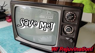 4-bit Nibble: Saving a woodgrain TV from the scrap heap (bonus rejuvenation!)