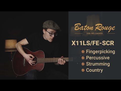 Демонстрация гитары Baton Rouge X11LS/FE-SCR