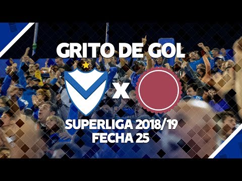 "GRITO GOL | Velez 4 Vs Lanus 0 | Torneo 2018/19 | Fecha 25" Barra: La Pandilla de Liniers &bull; Club: Vélez Sarsfield