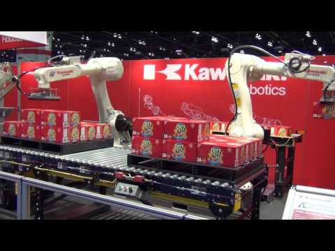 Kawasaki Robots Palletizing Cell RD80N