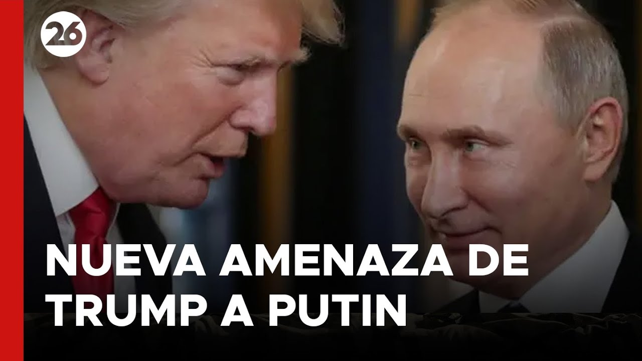 🚨 URGENTE | Nueva AMENAZA de TRUMP a PUTIN: "La GUERRA CON UCRANIA DEBE TERMINAR..."
