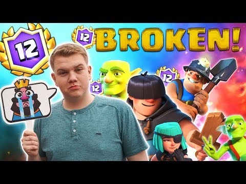 BEST DECK IN THE GAME! 12 Win Grand Challenge LIVE Gameplay - Clash Royale