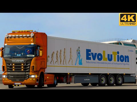 [G29] ETS2 (4K 60FPS) | SCANIA R490 (open pipe) | SASSARI 🇮🇹 - TURIN 🇮🇹