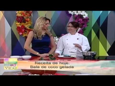 Bala de Coco Gelada- Com Chef Sandra Porto