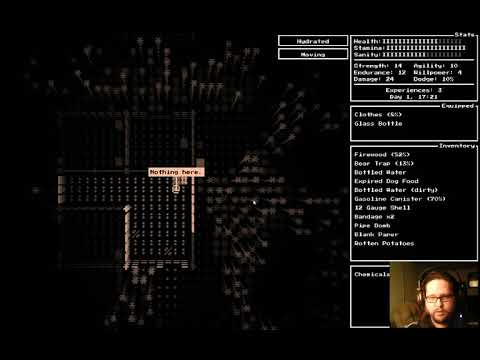 29 days of Roguelikes - Day 26 - Door in the Woods -Horror Roguelike! Part 2
