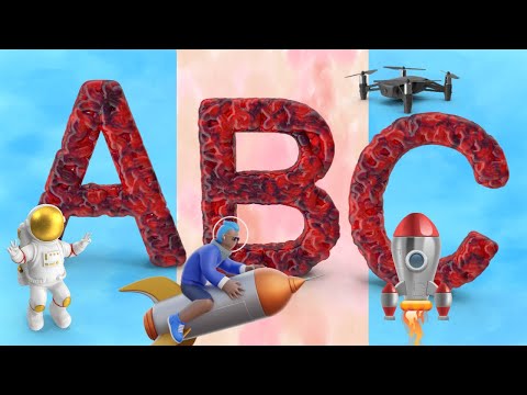ABC Song , Phonics Sounds of Alphabet A to Z, Space Phonics Song, ABC Phonics Song, Nursery Rhymes
