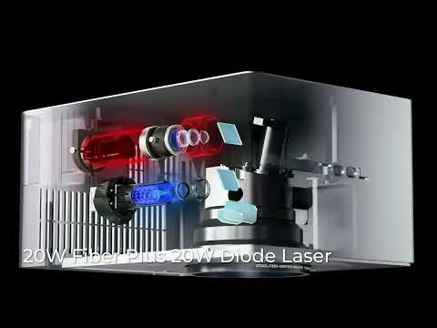 X Tool F1Ultra Diode Dual Laser Engraver Machine, For Metal
