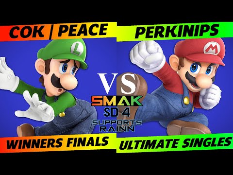 SMAK-SD4 Winners Finals - CoK | Peace (Luigi) vs. Perkinips (Mario) - SSBU