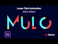 Trim path logo animation | After effects brush stroke animation | Tutorial | Text Animation