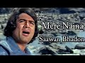 Mere Naina Sawan Bhadon Male 4K Video Song Mehbooba Kishore Kumar Rajesh Khanna Hema