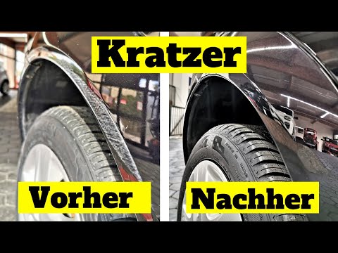AUTO KRATZER ENTFERNEN Schaden für 0 EURO Repariert !