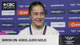Laurence Biron after winning Commonwealth Games judo gold 'it was a shock and I was so happy'