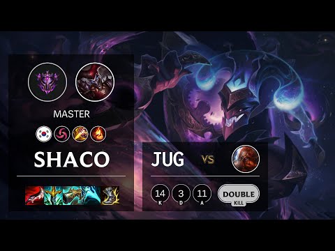 Shaco Jungle vs Gragas - KR Master Patch 11.20