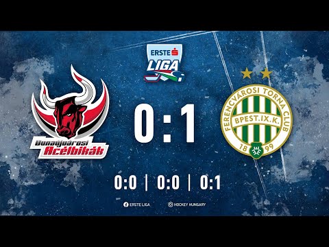 Gólösszefoglaló - EL 140 - Dunaújvárosi Acélbikák - FTC-Telekom 0:1 20211228