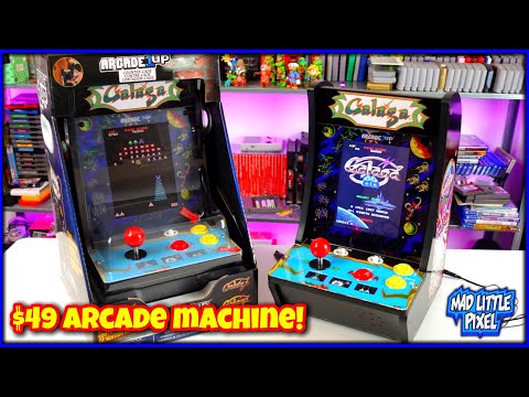 A $49 Arcade Machine! Arcade1UP Galaga Version 2 Counter-Cade Review!