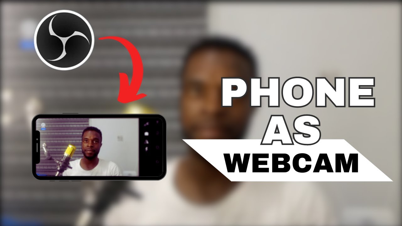 Using a phone as a USB webcam source in OBS Studio