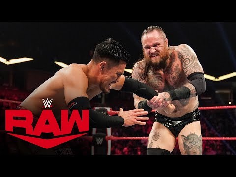 Aleister Black vs. Akira Tozawa: Raw, Dec. 9, 2019