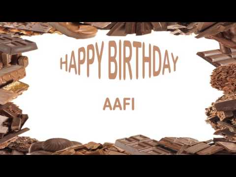 Aafi   Birthday Postcards & Postales