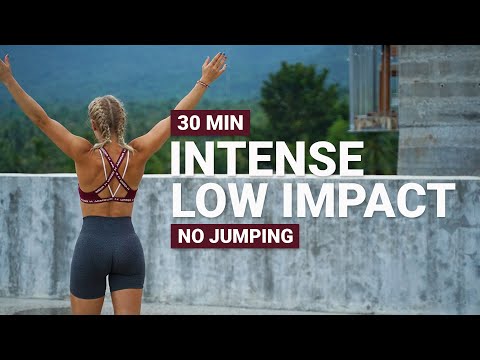 30 MIN INTENSE LOW IMPACT WORKOUT | No Jumping | No Repeat | No Equipment | Strength & Cardio