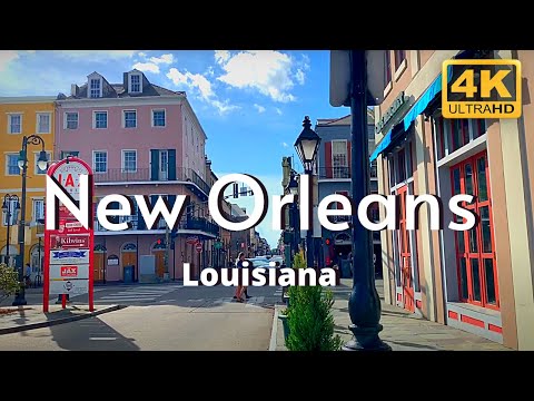 New Orleans Louisiana 4k Travel Tour French Quarter