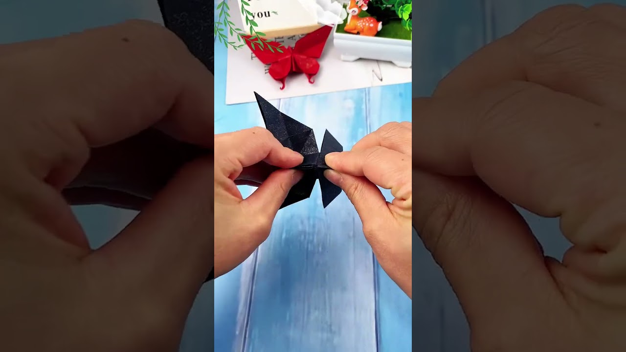 折一只漂亮的蝴蝶，简单又好看的折纸