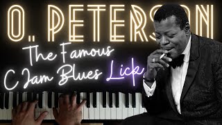 Oscar Peterson Jazz-Blues Lick (and 7 ways to practice it) │Jazz Piano Lesson #15