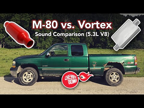 Cherry Bomb® M-80 vs. Cherry Bomb® Vortex - Sound Comparison - 5.3L Chevy - Which is better?