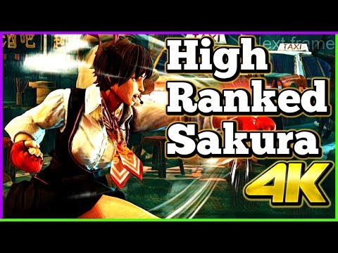 High Ranked Sakura Compilation | Street Fighter 5  AE | 4K Ultra HD - 60fps - PC