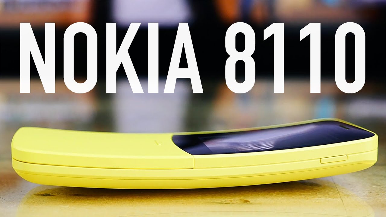 Nokia 8110 4G Dual Sim (Black) video preview
