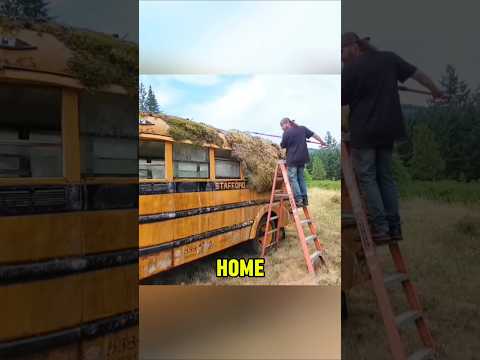 Abandoned 1948 Ford Bus Gets Insane Restoration Upgrade 🚍🔥 VIDEO CREDIT: @Country Boy Gas Garage