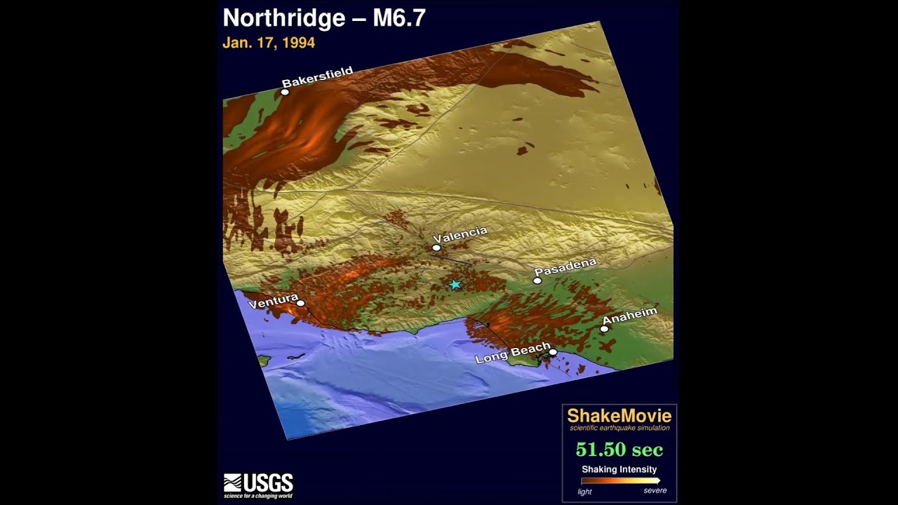 Watch: ShakeMovie computer simulation of the 1994 Northridge Earthquake