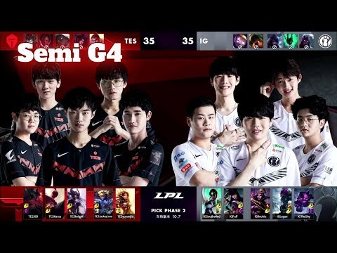 IG vs TES - Game 4 | Semi Final LPL Spring 2020 | Invictus Gaming vs Top Esports G4