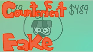 Counterfeit Fake! (Flashing Lights)