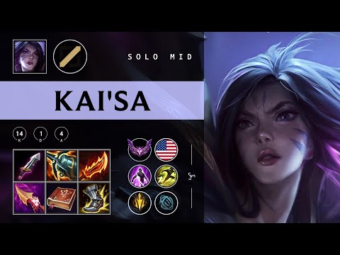 Kai'Sa Mid vs Ahri - NA Master Patch 25.24
