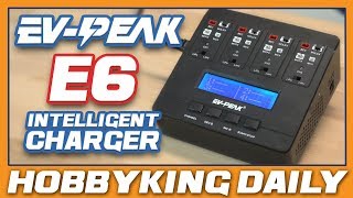 EV-Peak E6 Intelligent Charger (LiPo and LiHV Batteries) (UK Plug)