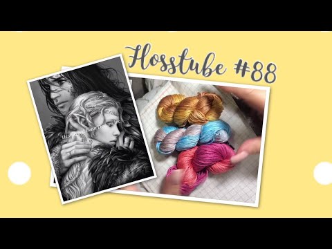 Flosstube #87 Midnight Talks 🙈 Some Stitching and some stashing, mostly sleeping 🤣