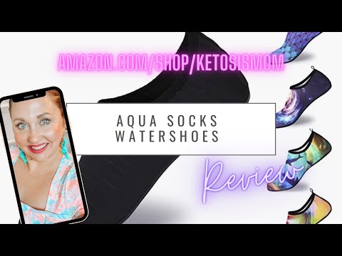 @KetosisMom Reviews AQUA SOCKS Water shoes