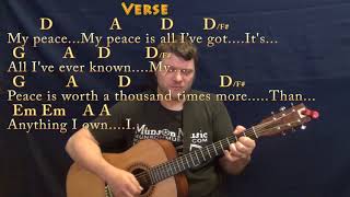 My Peace (Woody Guthrie) Guitar Cover Lesson with Chords/Lyrics - Munson
