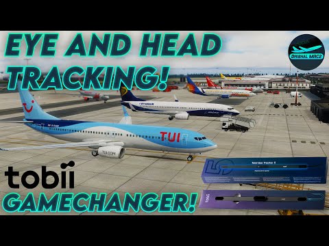 Tobii eye and headtracking in X-Plane 12! | Tobii Eye tracker 5 | DrishalMAC2