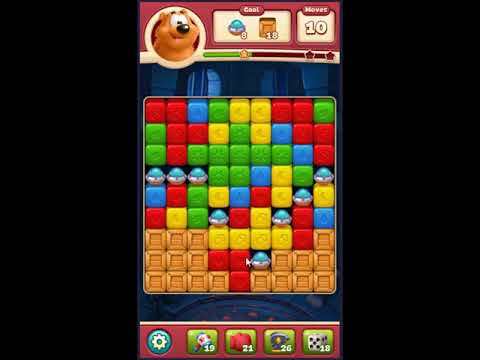 Toon Blast Level 1821 - NO BOOSTERS 🐻🐺🐱 | SKILLGAMING ✔️