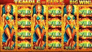 INSANE BIG WIN on TEMPLE OF FIRE Slot 🔥🏛️ | IGT MEGA BONUS MASSIVE PAYOUT!