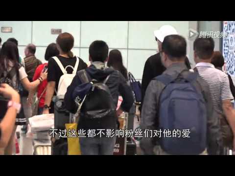 張翰首爾歸來現身機場   霸道總裁也有暖男一面
