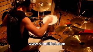 Vomit Fist - drum cam excerpt