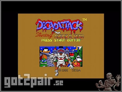 Decap Attack - Mega Drive